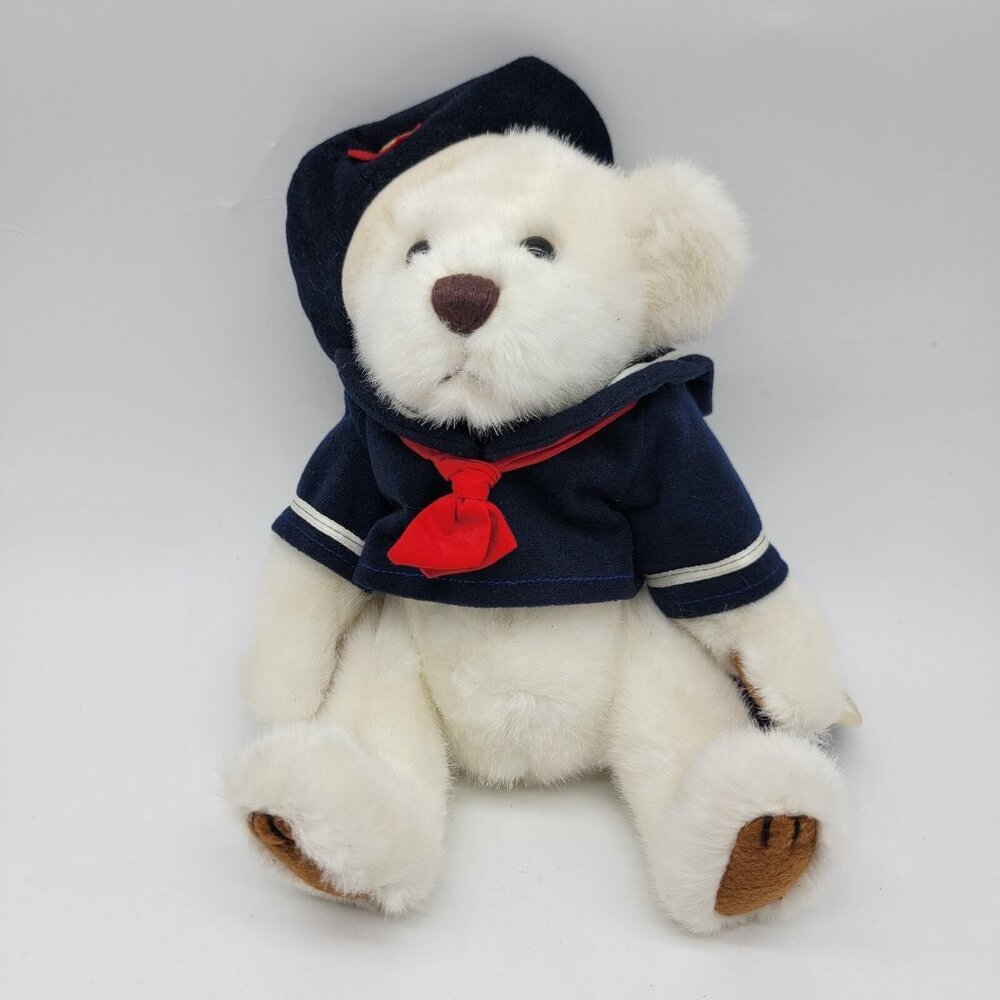 Brass Button Bear‎ Collection Taylor Sailor Handcrafted Fully Jointed Tags Vtg